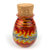 Fat Bottom - Fire Fade Linework Jar