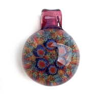 Heathbar • Round Murrine Pendant #2