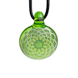 JH Glass • Geometric Dotwork Pendant #2